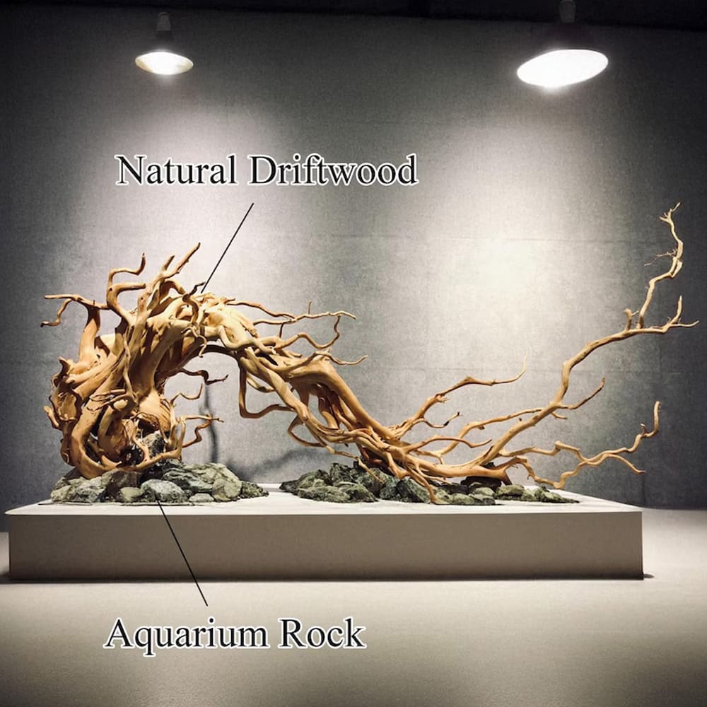 Manzanita driftwood aquarium plants aquascaping stone hardscape for betta fish tank decor