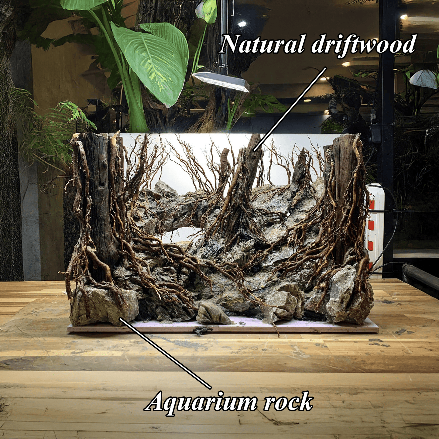 Driftwood tree aquarium rock aquascaping cave aquascape hardscape fish tank decoration