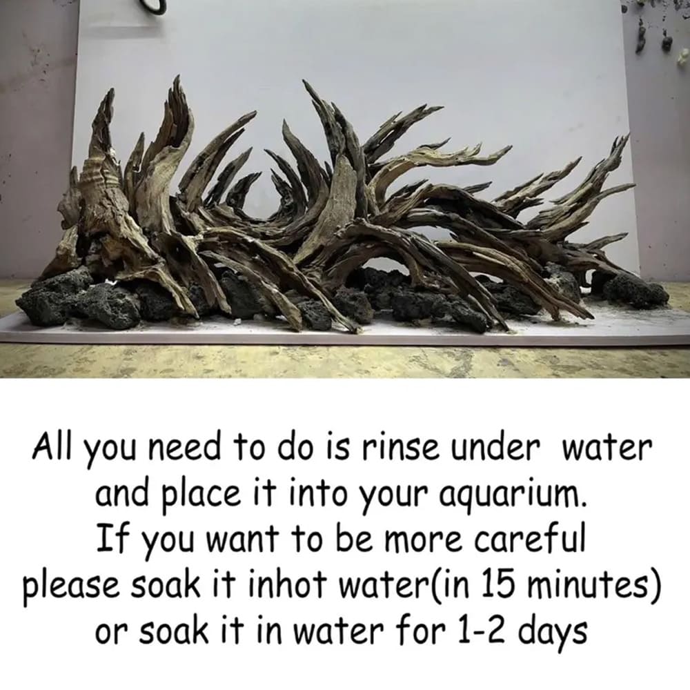 Aquarium driftwood rock cave aquascape bonsai aquascaping hardscape fish tank decor