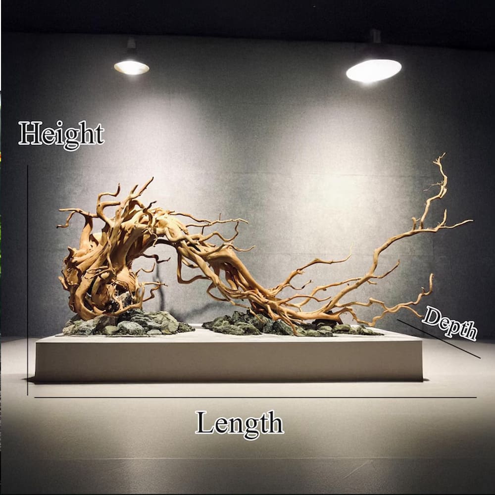 Manzanita driftwood aquarium plants aquascaping stone hardscape for betta fish tank decor