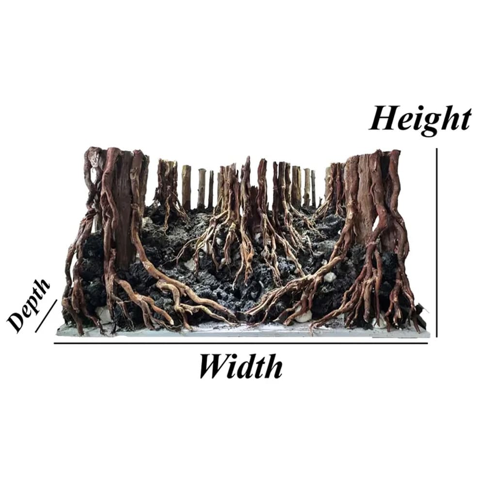 Aquascape driftwood aquarium cave hardscape aquascaping stone fish tank decoration
