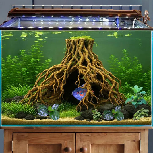 Driftwood stump aquarium rock aquascape hardscape betta fish tank decoration
