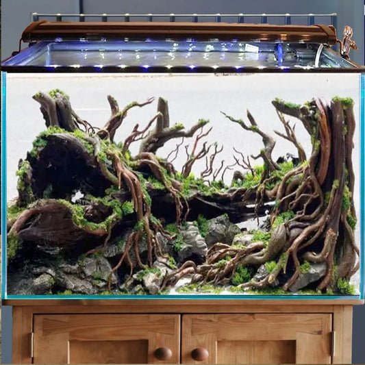 Driftwood tree aquarium rock aquascaping cave aquascape hardscape fish tank decoration