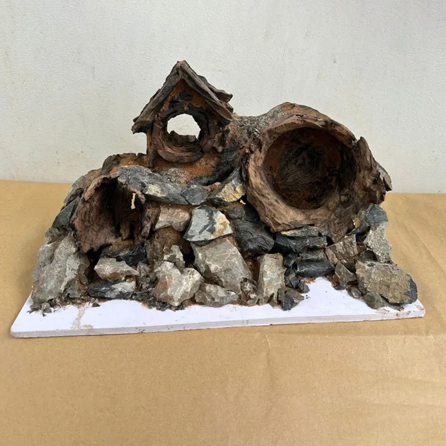 Aquascape driftwood aquarium cave hardscape bonsai aquascaping stone fish tank background decoration