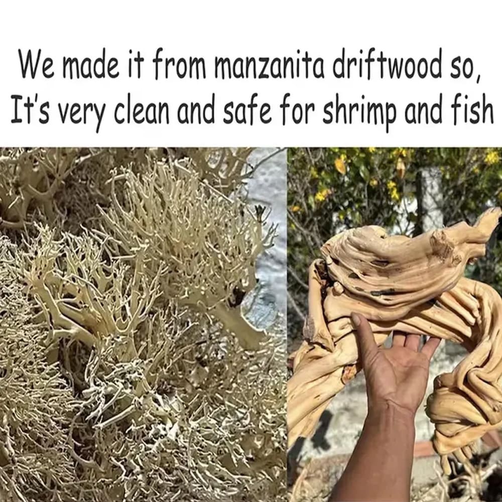Aquascape driftwood aquarium cave hardscape aquascaping stone fish tank decoration