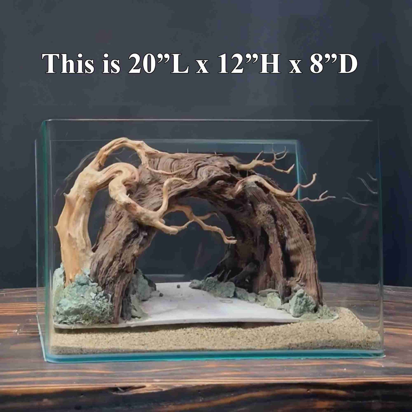 Bonsai driftwood aquascape aquarium rock cave hardscape fish tank decor